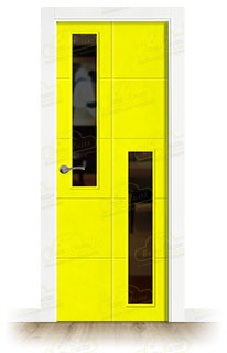 Puerta Premium PVT10-V2 Combilac Lacada de Interior en Block (Maciza)