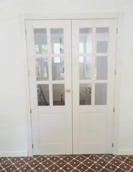 Foto cliente puertas lacadas blancas