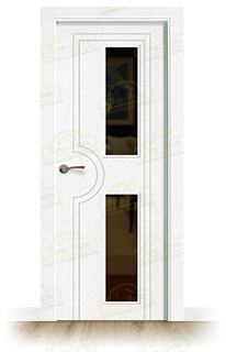 Puerta Maciza PL-1600 V2 de Interior Lacada Blanca 