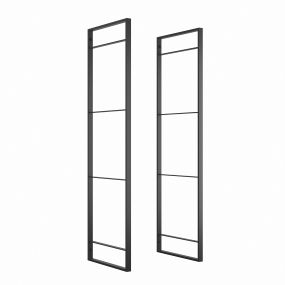 Estructura para estantería Lader, 1150, Pintado negro, Acero