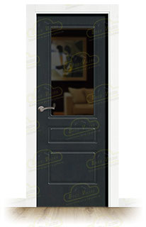 Puerta Premium LP-13-V1 Combilac Lacada de Interior en Block (Maciza)