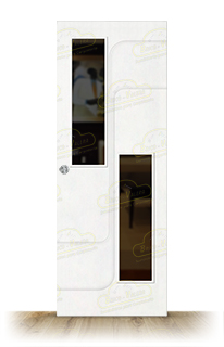 Puerta Corredera Cibeles-V2 de Interior Lacada Blanca