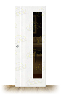 Puerta Corredera PV2-V1L de Interior Lacada Blanca