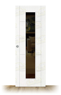 Puerta Corredera PVP5-V1C de Interior Lacada Blanca