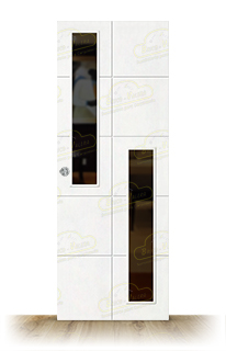 Puerta Corredera PVT10-V2 de Interior Lacada Blanca